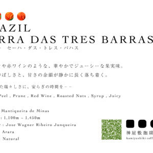 【REFINED】ブラジル　セーハ・ダス・トレス・バハス　アララ　ナチュラル